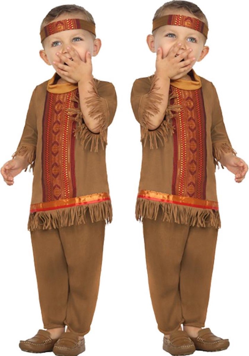 Indianen kostuum voor baby.