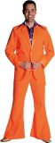 Jaren 80 & 90 Kostuum | Oranje Saturday Night Boogie Night | Man | Small | Carnaval kostuum | Verkleedkleding
