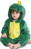 Krokodil Dieren Onesie voor Baby & Peuter: Zachte Flanel Jumpsuit, Pyjama & Romper - Veilig & Comfortabel voor Kinderen 6 tot 18 maanden