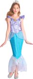 LUCIDA - Blauw en paars zeemeermin kostuum voor meisjes - M 122/128 (7-9 jaar) - Kinderkostuums
