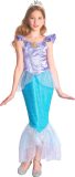LUCIDA - Blauw en paars zeemeermin kostuum voor meisjes - S 110/122 (4-6 jaar) - Kinderkostuums
