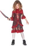 LUCIDA-CAMBODIA - Angstaanjagende killer clown kostuum voor meisjes - L 128/140 (10-12 jaar)