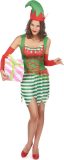 LUCIDA-CAMBODIA - Groen elfen kostuum voor vrouwen - M
