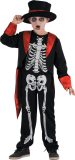 LUCIDA - Chique skelet kostuum voor jongens - L 128/140 (10-12 jaar)