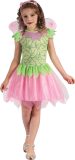 LUCIDA - Groen en roze fee kostuum voor meisjes - L 128/140 (10-12 jaar) - Kinderkostuums