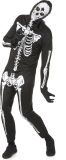 LUCIDA - Halloween skeletten kostuum voor mannen - S