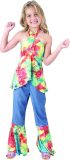 LUCIDA - Kleurrijk Hippie kostuum voor meisjes - S 110/122 (4-6 jaar)