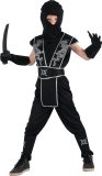 LUCIDA - Shuriken ninja kostuum voor jongens - S 110/122 (4-6 jaar)