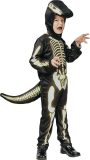 LUCIDA - Skeletkostuum Dinosaurus voor kinderen - L 128/140 (10-12 jaar)