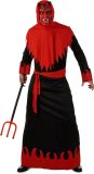 LUCIDA - Zwart met rood duivel kostuum voor heren - M/L