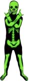 Morphsuits™ Morphsuits Kids Glow Skeleton - SecondSkin - Verkleedkleding - 105/119 cm