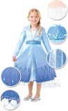 RUBIES FRANCE - Elsa Frozen 2 kostuum voor meisjes - Premium - 122/128 (7-8 jaar)