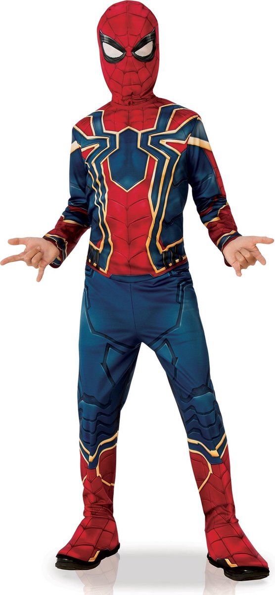 RUBIES FRANCE - Klassiek Iron Spider Infinity War kostuum voor jongens - 122/128 (7-8 jaar)