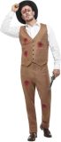Smiffy's - Boef Kostuum - Neergeschoten Gangster Clyde - Man - - Medium - Halloween - Verkleedkleding
