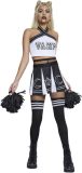 Smiffy's - Cheerleader Kostuum - Cheerleader Van Het Vamp Team - Vrouw - - Medium - Halloween - Verkleedkleding