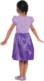 Smiffys - Disney Tangled Rapunzel Basic Plus Kostuum Jurk Kinderen - Kids tm 8 jaar - Paars/Roze