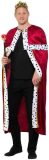Smiffy's - Koning Prins & Adel Kostuum - Koninklijke Sprookjes Koning Of Koningin Kostuum - Rood, Goud - Small / Medium - Carnavalskleding - Verkleedkleding