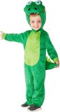 Smiffy's - Krokodil Kostuum - Krokie De Goedaardige Krokodil Kind Kostuum - Groen - Maat 90 - Carnavalskleding - Verkleedkleding