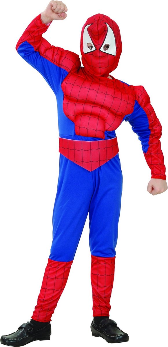 Superheld spinnen kostuum voor jongens - Kinderkostuums - 122/134