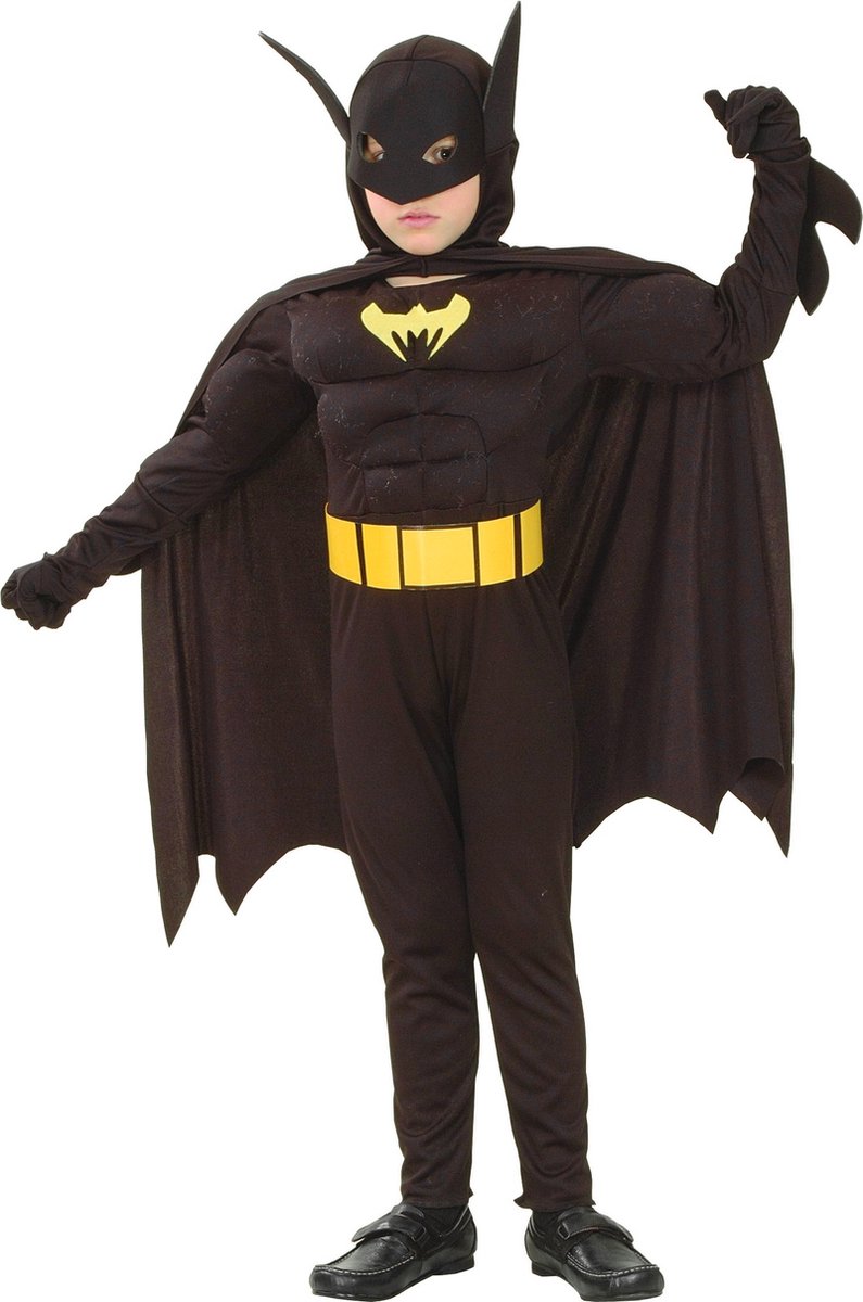 Superheld vleermuis kostuum voor jongens - Kinderkostuums - 134/146