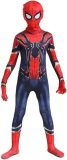 Superheldendroom - Iron Spider-Man (2021) - 128/134 (7/8 Jaar) - Verkleedkleding - Superheldenpak