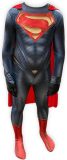 Superheldendroom - Superman met cape 2 - 128/134 (7/8 Jaar) - Verkleedkleding - Superheldenpak