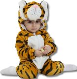 Tijger Dieren Onesie voor Baby & Peuter: Zachte Flanel Jumpsuit, Pyjama & Romper - Veilig & Comfortabel voor Kinderen 6 tot 18 maanden