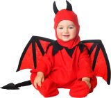VIVING COSTUMES / JUINSA - Duivel kostuum met muts voor baby's - 1-2 jaar