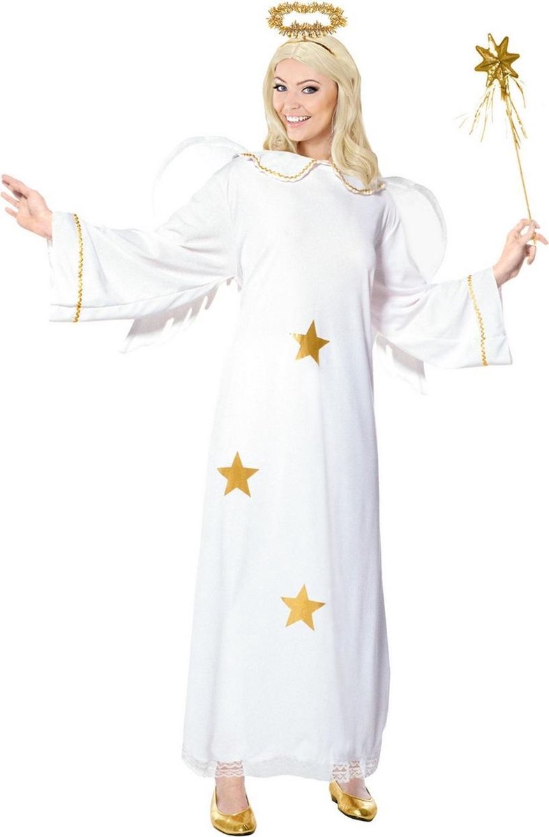 Verkleedpak engel ster voor dames - Verkleedkleding - Large