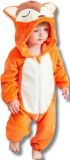Vos Dieren Onesie voor Baby & Peuter: Zachte Flanel Jumpsuit, Pyjama & Romper - Veilig & Comfortabel voor Kinderen 6 tot 18 maanden