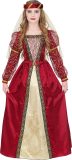 WIDMANN - Koninklijke middeleeuwse prinses outfit voor meisjes - 128 (5-7 jaar)