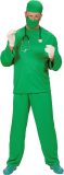 Widmann - Dokter & Tandarts Kostuum - Chirurg Schedel Dr No Kostuum Man - Groen - XL - Carnavalskleding - Verkleedkleding