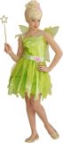 Widmann - Elfen Feeen & Fantasy Kostuum - Fee Qula - Meisje - Groen - Maat 116 - Carnavalskleding - Verkleedkleding