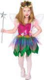 Widmann - Elfen Feeen & Fantasy Kostuum - Schattige Prinses Regenboog Fee Kostuum Meisje - Multicolor - Maat 158 - Carnavalskleding - Verkleedkleding