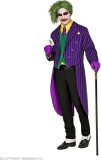 Widmann - Joker Kostuum - Patser Patsy Slipjas Paars Met Krijtstreep Man - Paars - Large - Halloween - Verkleedkleding