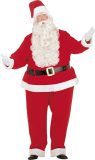 Widmann - Kerst & Oud & Nieuw Kostuum - Dikke Uitvoering Kerstman Santa Claus Kostuum - Rood - One Size - Kerst - Verkleedkleding