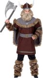 Widmann - Piraat & Viking Kostuum - Onverwoestbare Woeste Viking Noorwegen - Man - Bruin - Medium - Carnavalskleding - Verkleedkleding