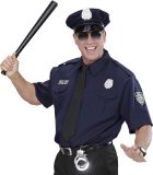 Widmann - Politie & Detective Kostuum - New York Politie American Cop - Man - blauw - One Size - Carnavalskleding - Verkleedkleding