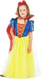 Widmann - Sneeuwwitje Kostuum - Wondermooi Sneeuwwitje - Meisje - Blauw, Rood, Geel - Maat 110 - Carnavalskleding - Verkleedkleding