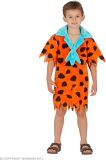 Widmann - The Flintstones Kostuum - Bam Bam Flintsteen - Jongen - Oranje - Maat 128 - Carnavalskleding - Verkleedkleding