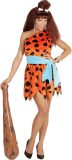 Widmann - The Flintstones Kostuum - Flintstones Vrouw Stenen Tijdperk Kostuum - Oranje - XL - Carnavalskleding - Verkleedkleding