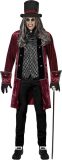 Widmann - Vampier & Dracula Kostuum - Victoriaanse Vampier Grijsbrecht - Man - Rood - Large - Halloween - Verkleedkleding