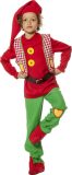 Wilbers & Wilbers - Dwerg & Kabouter Kostuum - He Ho He Ho Kabouter Sprookjes Kind Kostuum - Rood, Groen - Maat 140 - Carnavalskleding - Verkleedkleding