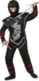 Zwart ninja kostuum voor jongens - Verkleedkleding - 116/122