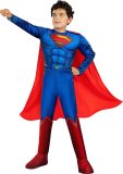 FUNIDELIA Deluxe Superman Kostuum voor jongens - Justice League - Maat: 135 - 152 cm