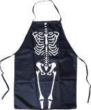 Fiestas Guirca - Schort Skelet - Halloween - Halloween accessoires - Halloween verkleden