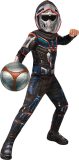 Rubies - The Avengers Kostuum - Task Master Kostuum Kind - Zwart, Zilver, Multicolor - Maat 116 - Carnavalskleding - Verkleedkleding