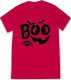 Russell - Jongens Meisjes T shirt Halloween - Rood - Maat 140