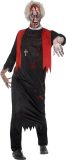 SMIFFYS - Zwart zombie priester kostuum voor mannen - XL - Volwassenen kostuums