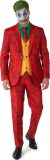 Suitmeister Scarlet Joker™ - Heren Carnavals Pak - Batman DC Comics - Komt met Colbert, Pantalon, Stropdas en Gillet - Rood - Maat XXL